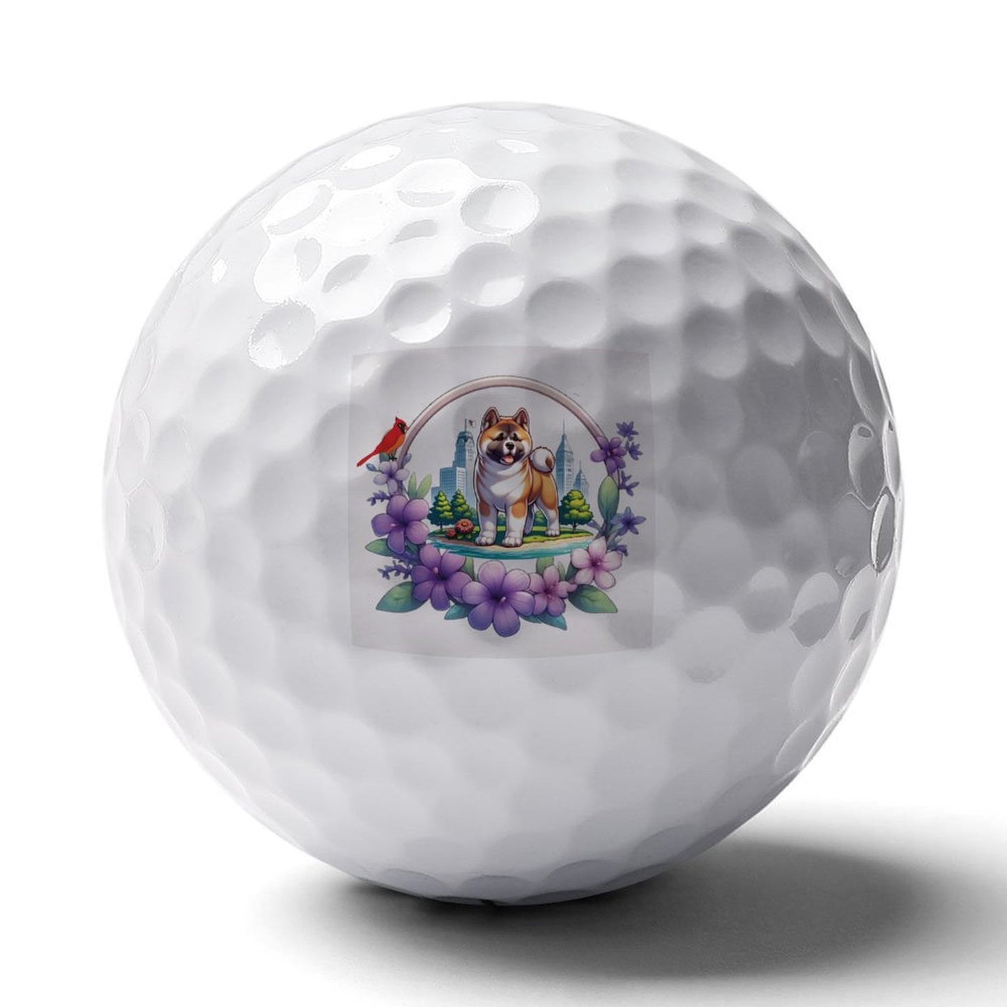 Golf Ball (Two Side Print) Golf - WagALotBowWow