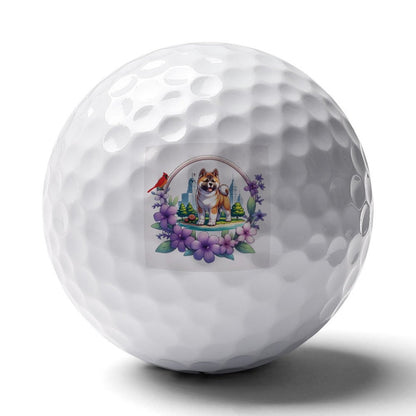Golf Ball (Two Side Print) Golf - WagALotBowWow