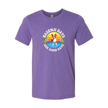 Basenji Days Are Good Days SS T-shirt - WagALotBowWow