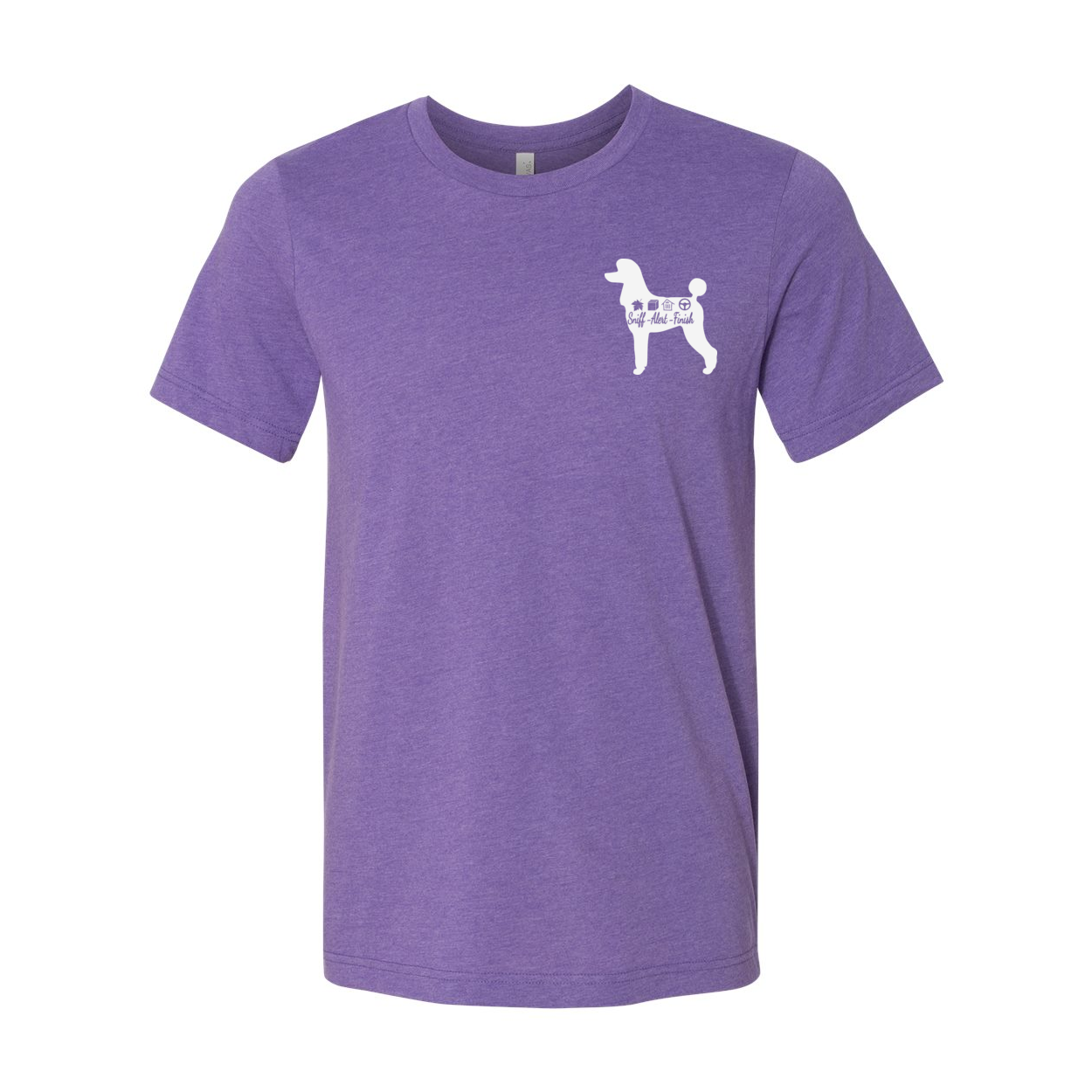 Scent Poodle 2 F/B Unisex Short Sleeve Jersey Tee - WagALotBowWow