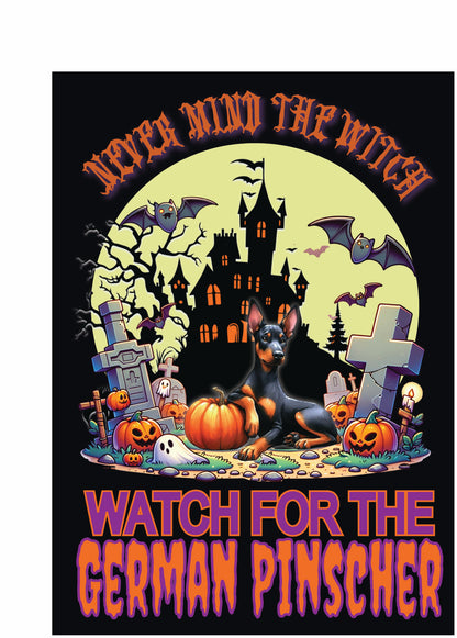 Halloween Working Dog Breeds Garden Flag - WagALotBowWow