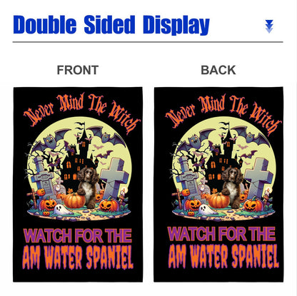 Halloween Sporting Group Breed Linen Garden Flags – 12x18