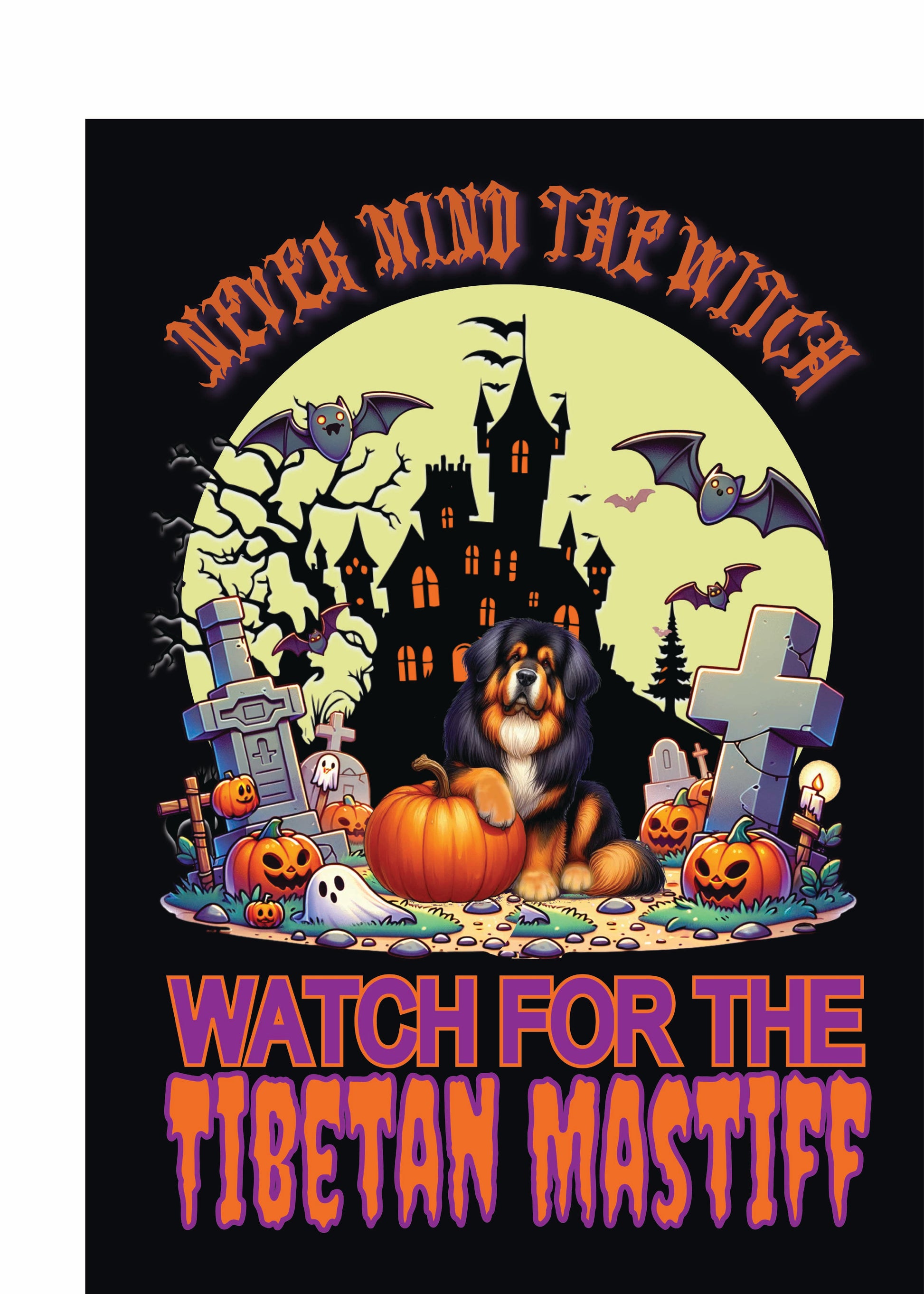 Halloween Working Dog Breeds Garden Flag - WagALotBowWow