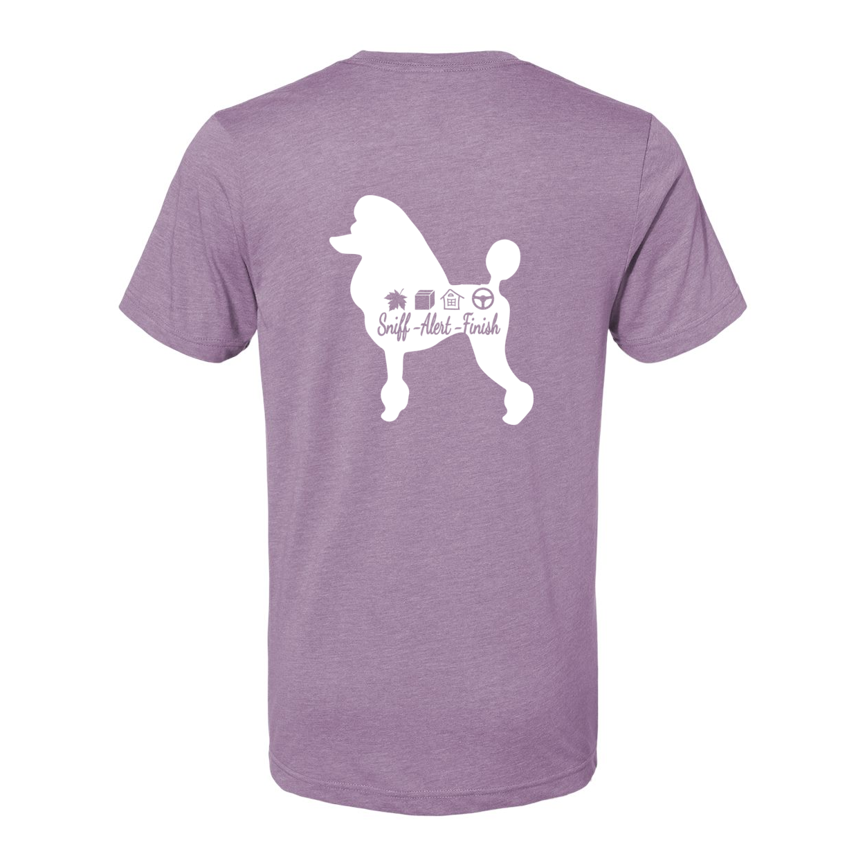 Scent Poodle Show Cut F/B Unisex Short Sleeve Jersey Tee - WagALotBowWow