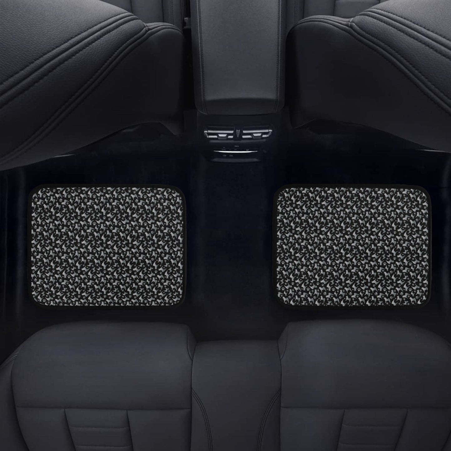 Custom Back Seat Car Mats (2pcs) - WagALotBowWow