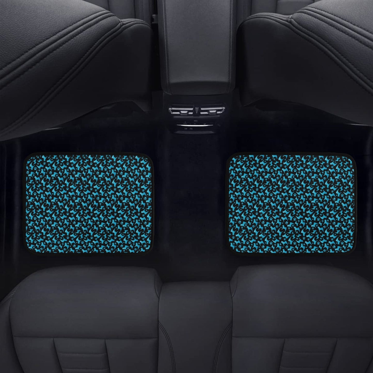 Custom Back Seat Car Mats (2pcs) - WagALotBowWow