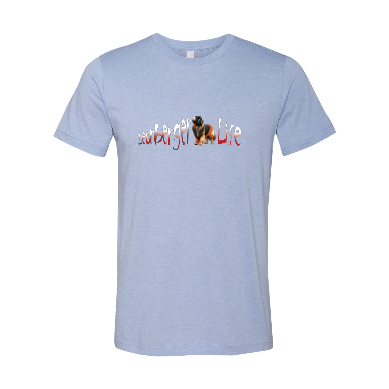 Leonberger Life Red/White Unisex SS Jersey Tee - WagALotBowWow