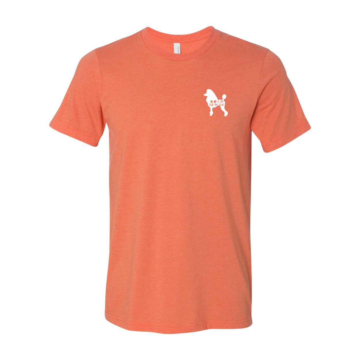 Scent Poodle Show Cut F/B Unisex Short Sleeve Jersey Tee - WagALotBowWow