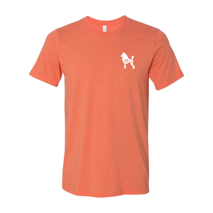 Scent Poodle Show Cut F/B Unisex Short Sleeve Jersey Tee - WagALotBowWow