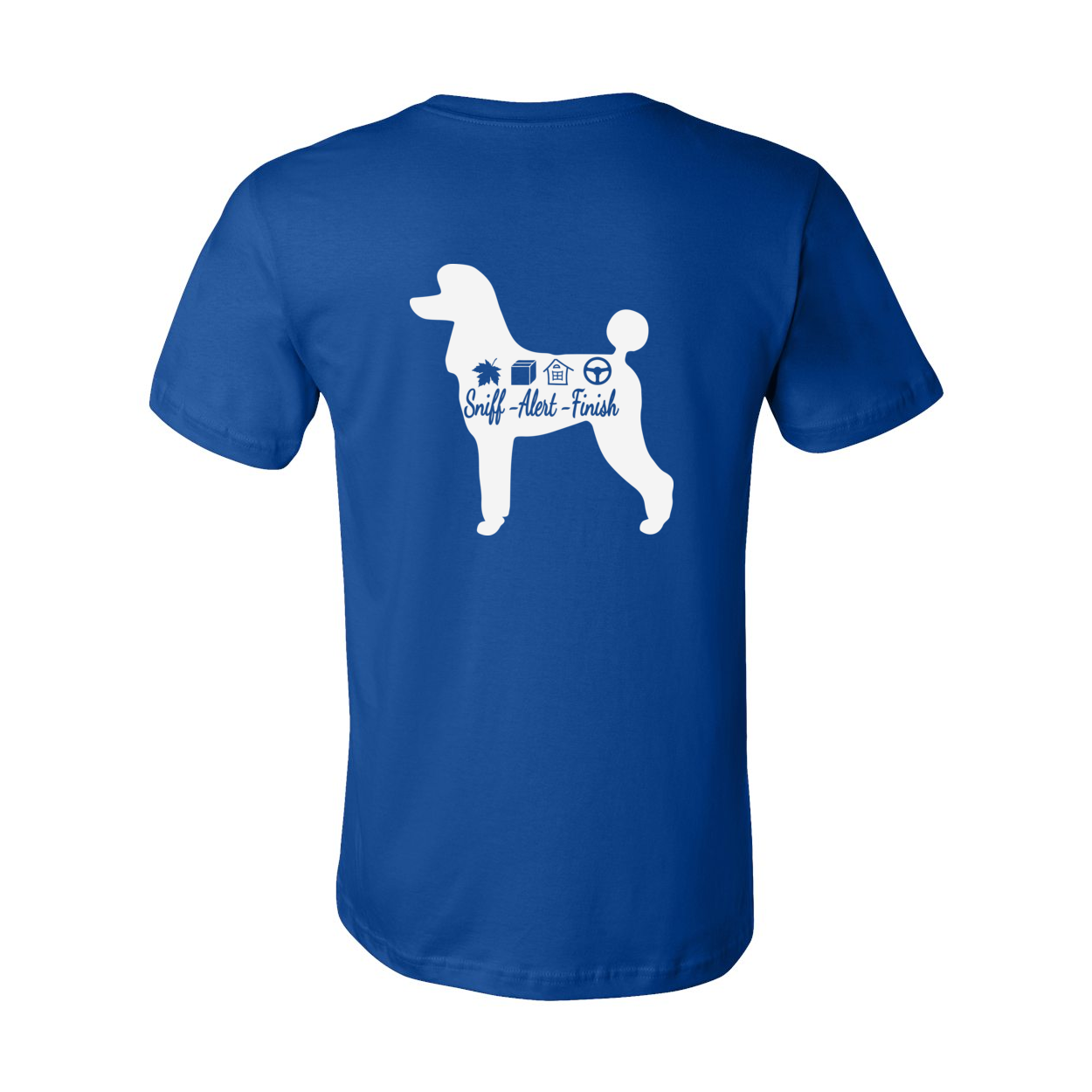 Scent Poodle 2 F/B Unisex Short Sleeve Jersey Tee - WagALotBowWow
