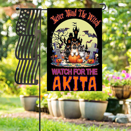 Halloween Working Dog Breeds Garden Flag - WagALotBowWow