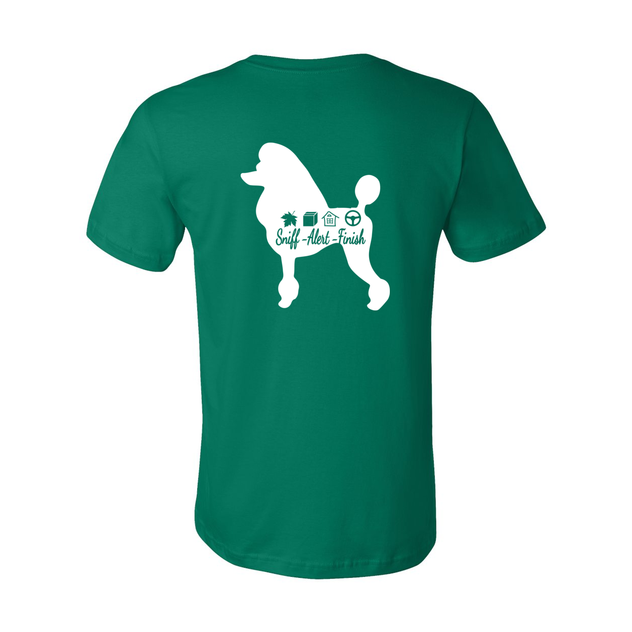 Scent Poodle Show Cut F/B Unisex Short Sleeve Jersey Tee - WagALotBowWow
