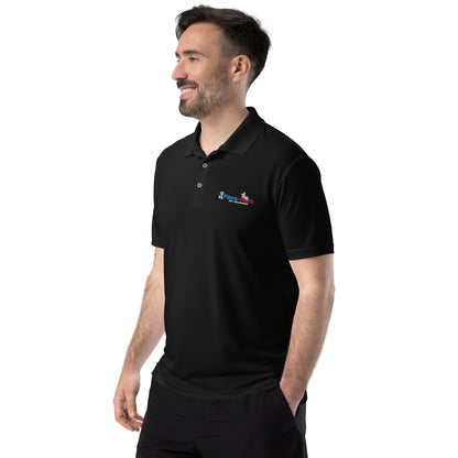 Paws and Purrs adidas performance polo shirt - WagALotBowWow