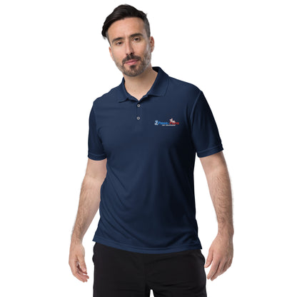 Paws and Purrs adidas performance polo shirt - WagALotBowWow