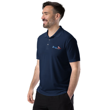Paws and Purrs adidas performance polo shirt - WagALotBowWow