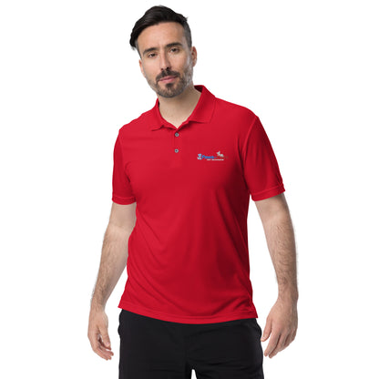 Paws and Purrs adidas performance polo shirt - WagALotBowWow