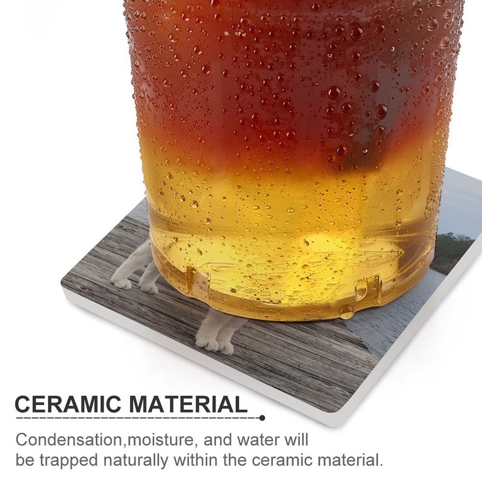 Custom Ceramic Coasters (Square) - WagALotBowWow