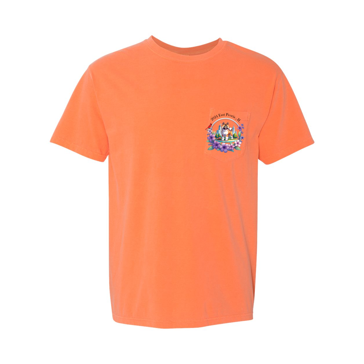 IL Akita Unisex Short Sleeve with Pocket - WagALotBowWow