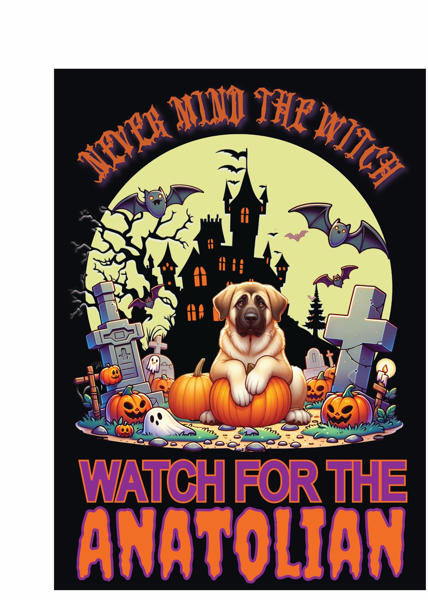 Halloween Working Dog Breeds Garden Flag - WagALotBowWow