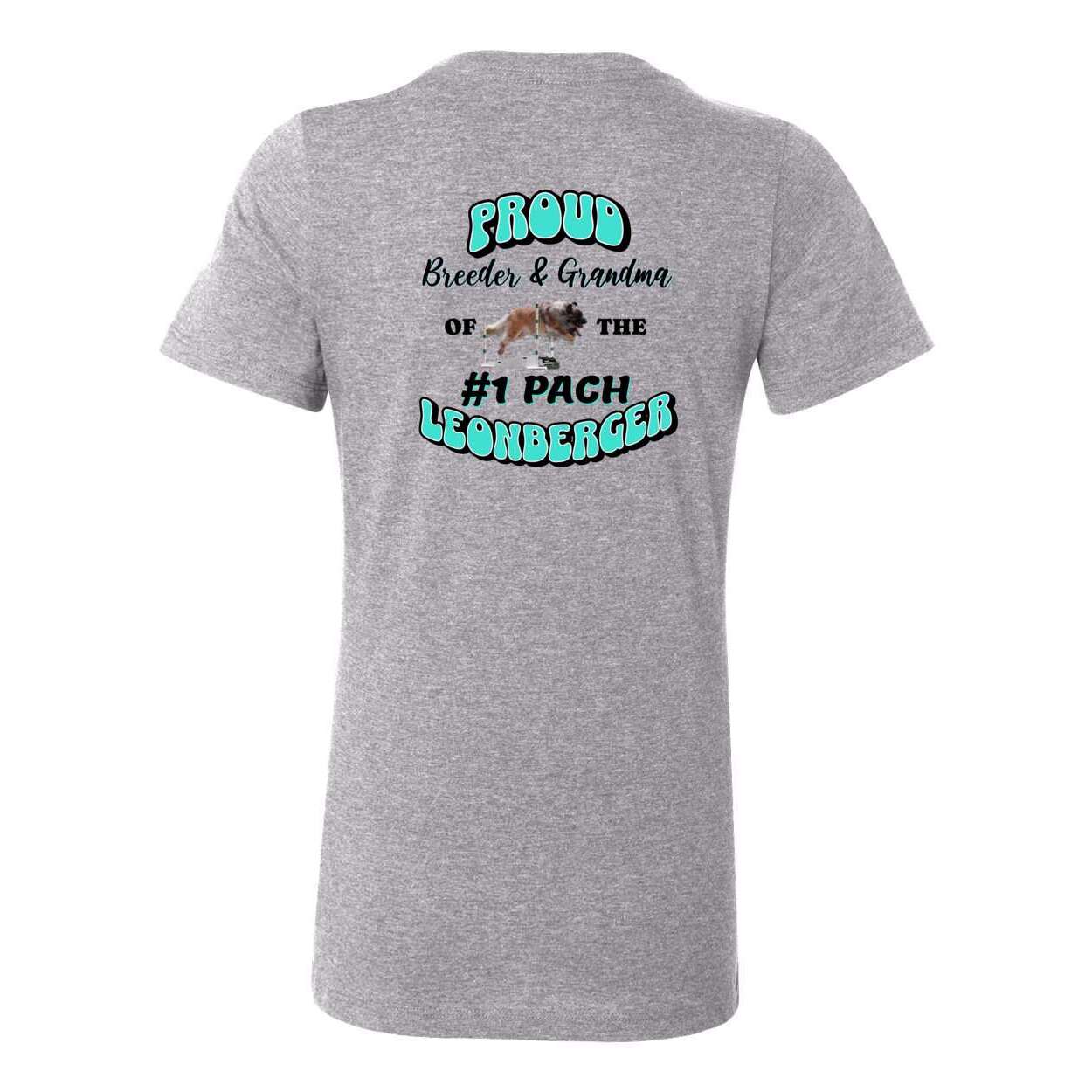 Leo Grandma Breeder BELLA + CANVAS 6400CVC Women’s Relaxed Fit Heather CVC Tee