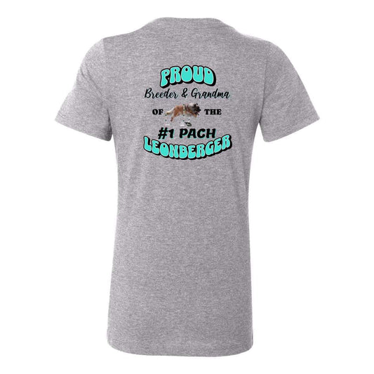 Leo Grandma Breeder BELLA + CANVAS 6400CVC Women’s Relaxed Fit Heather CVC Tee