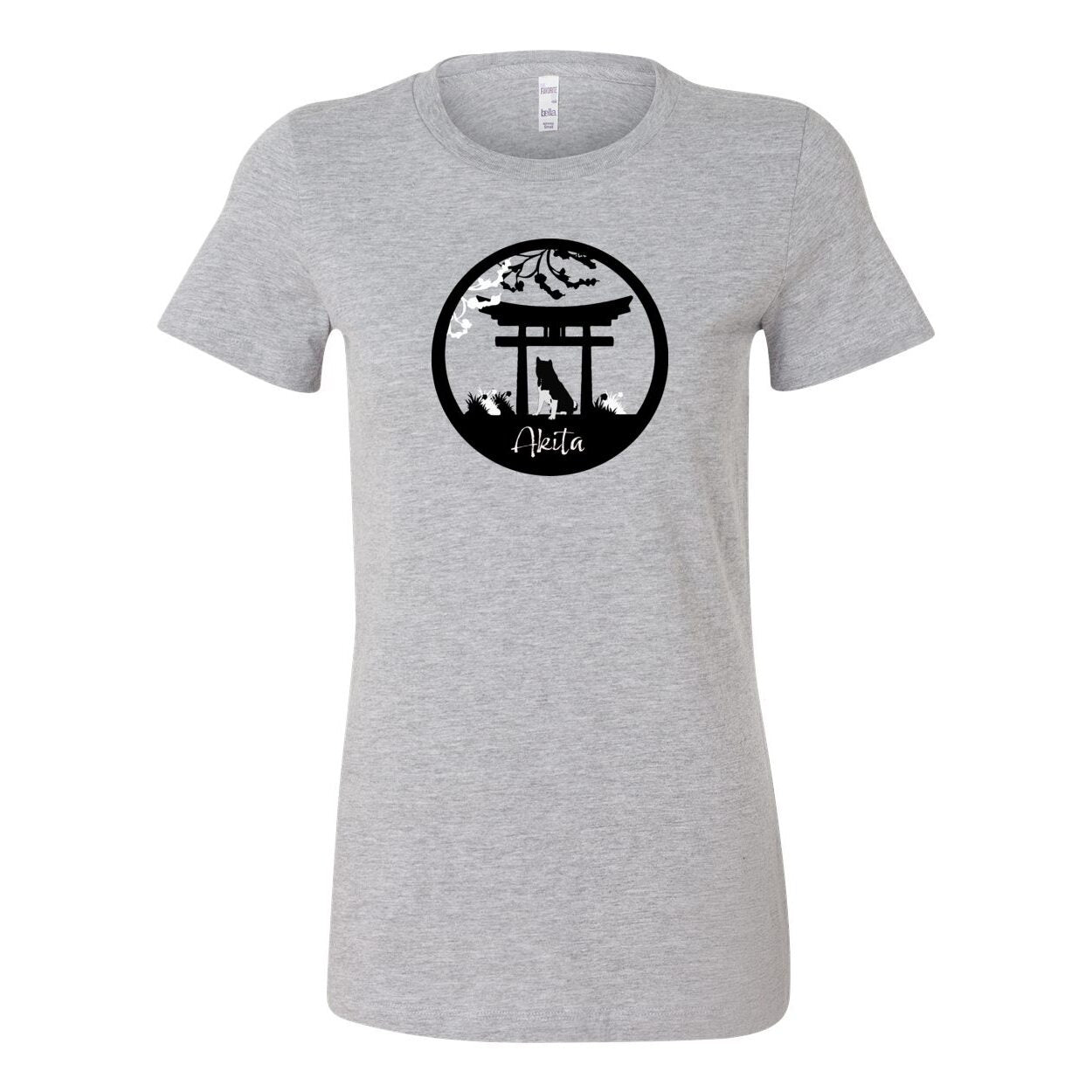 Black & White Breed Front Design Women's The Favorite Tee - WagALotBowWow