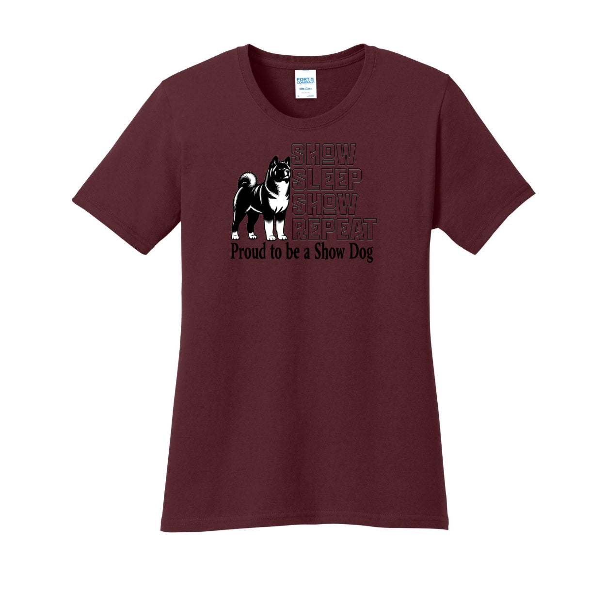 Show Repeat Port & Co™ LPC54 Women's Core Cotton Tee