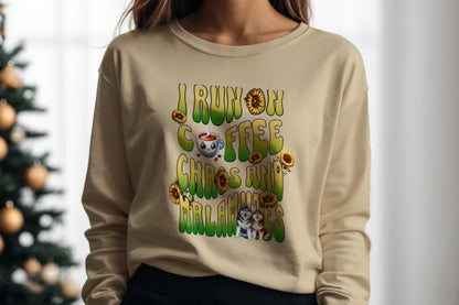 Coffee Chaos & Malamutes Sweatshirt - WagALotBowWow