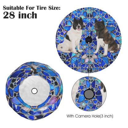 Custom Spare Tire Cover with Camera Hole - WagALotBowWow