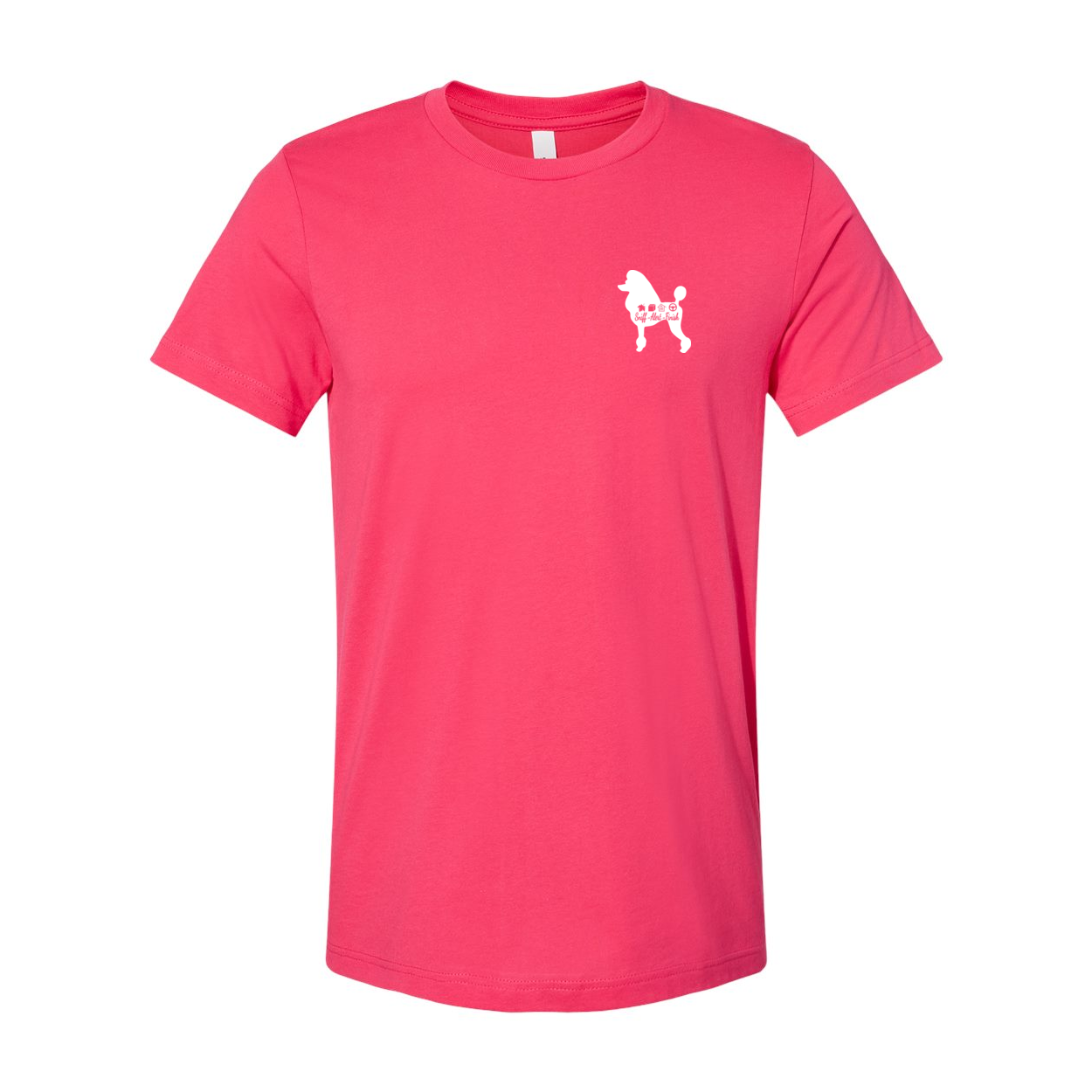 Scent Poodle Show Cut F/B Unisex Short Sleeve Jersey Tee - WagALotBowWow