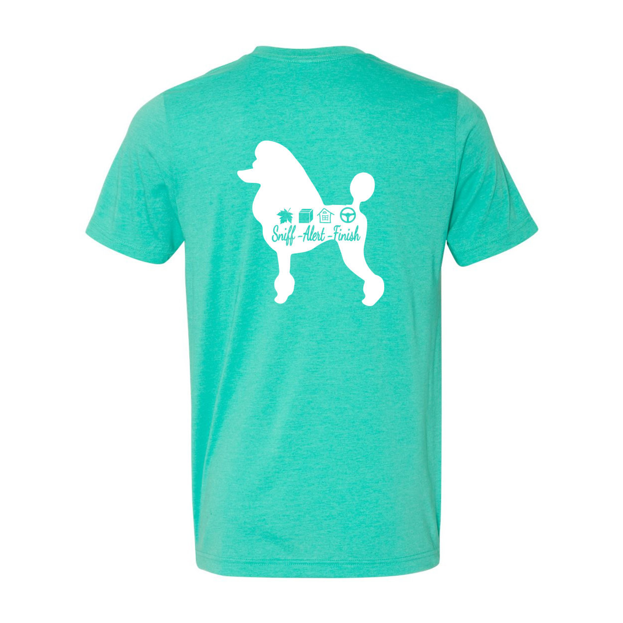 Scent Poodle Show Cut F/B Unisex Short Sleeve Jersey Tee - WagALotBowWow