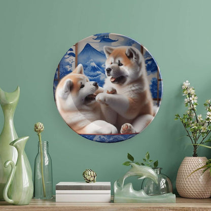 Customize Bone China Decorative Plate - WagALotBowWow