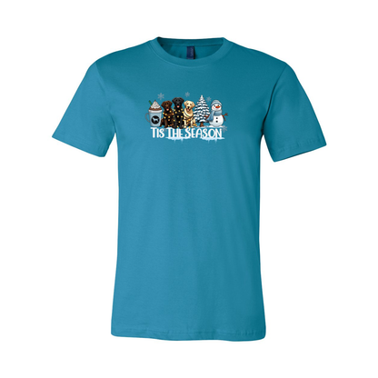 Labrador Tis The Season Winter Unisex Short Sleeve Jersey Tee - WagALotBowWow