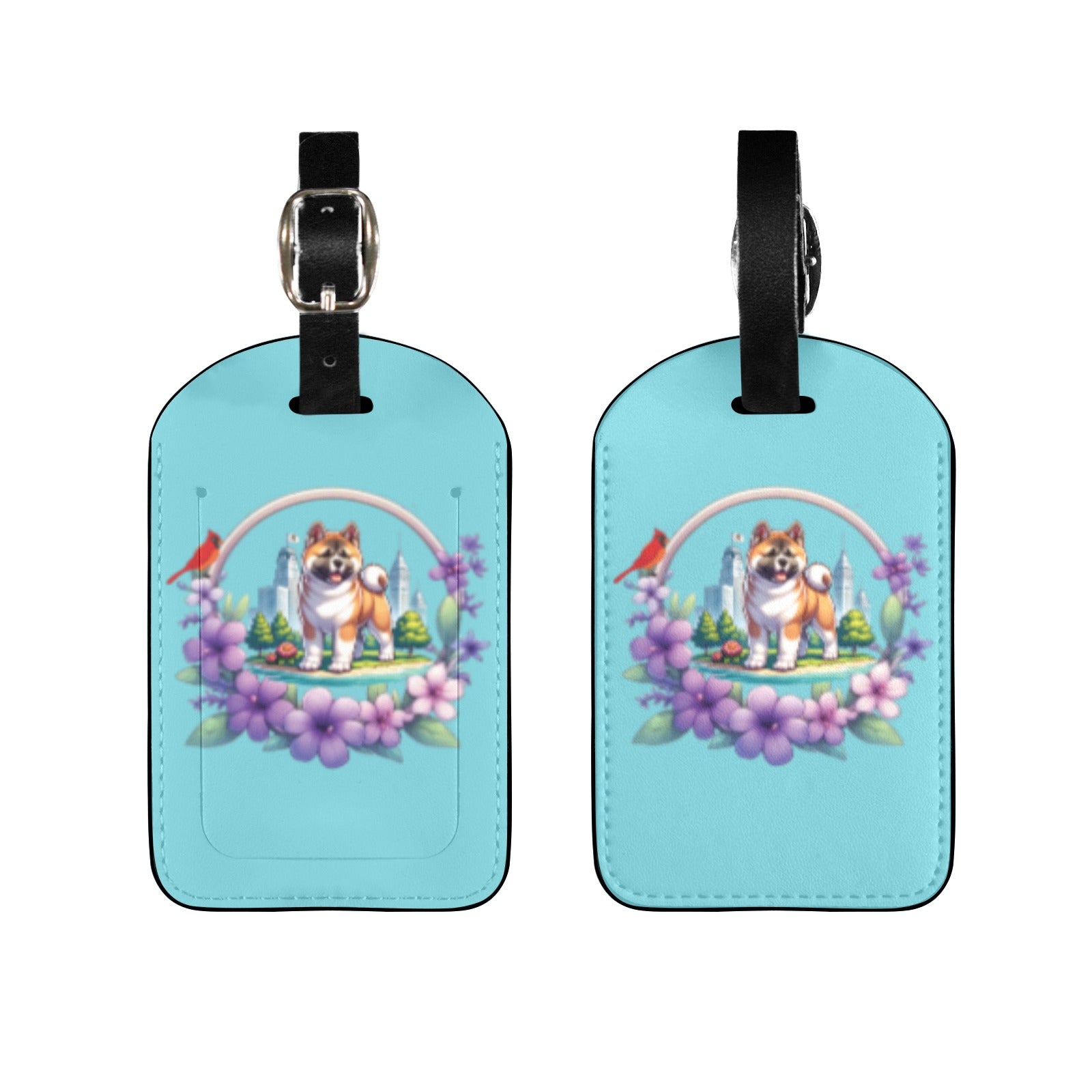 IL Akita Luggage Tag - WagALotBowWow