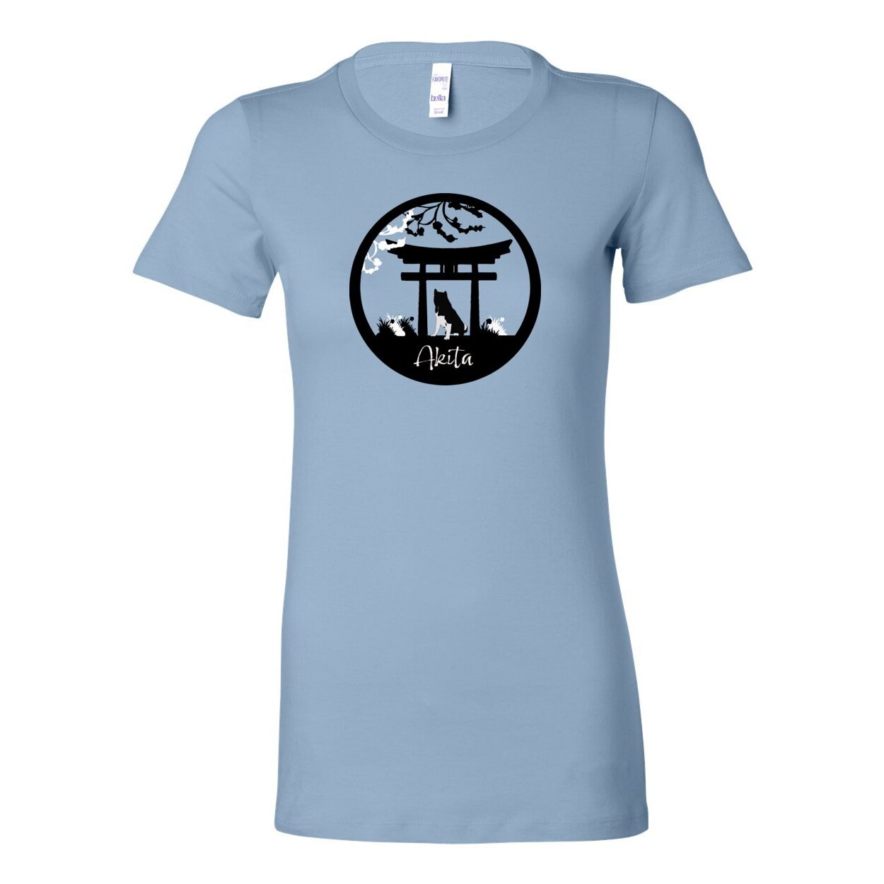 Black & White Breed Front Design Women's The Favorite Tee - WagALotBowWow