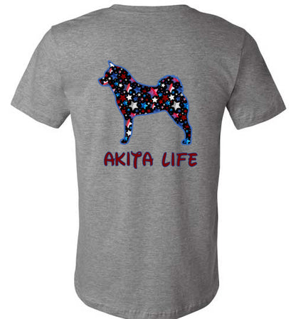 Akita Life USA Stars - WagALotBowWow