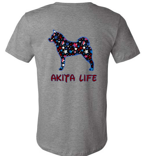 Akita Life USA Stars - WagALotBowWow