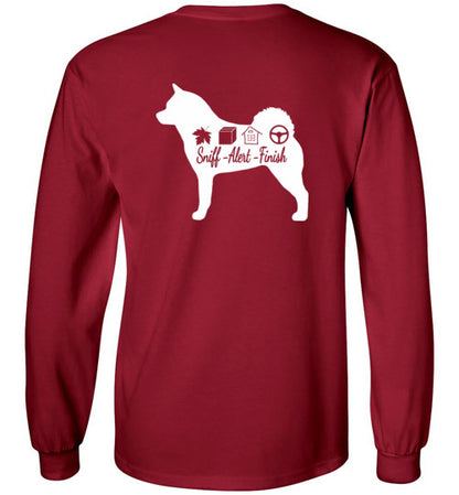 Akita Scent Sniff Front/Back - WagALotBowWow