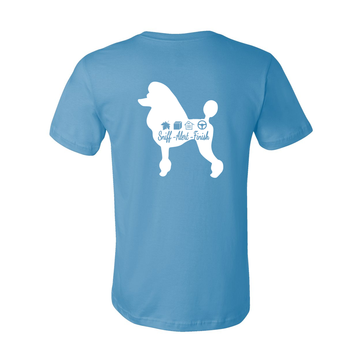 Scent Poodle Show Cut F/B Unisex Short Sleeve Jersey Tee - WagALotBowWow