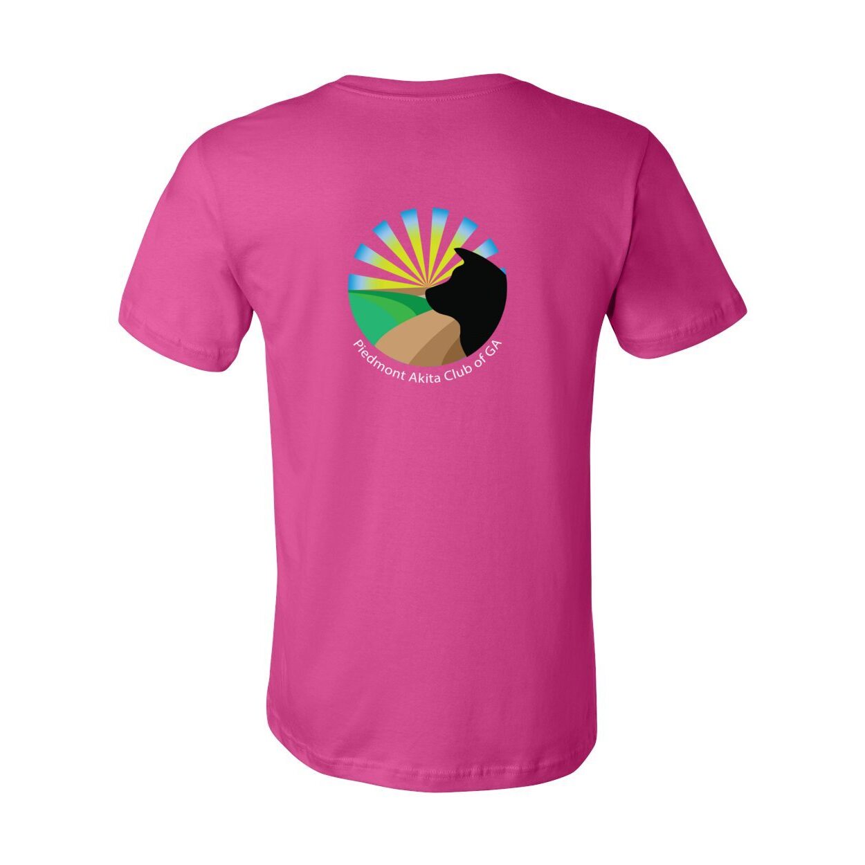 PAC of GA Logo Front/Back Unisex Short Sleeve Jersey Tee - WagALotBowWow