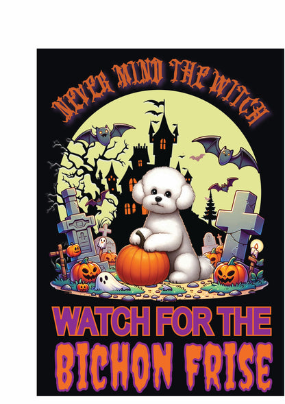 Halloween Non-Sporting Breed Garden Flags - WagALotBowWow