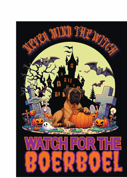 Halloween Working Dog Breeds Garden Flag - WagALotBowWow