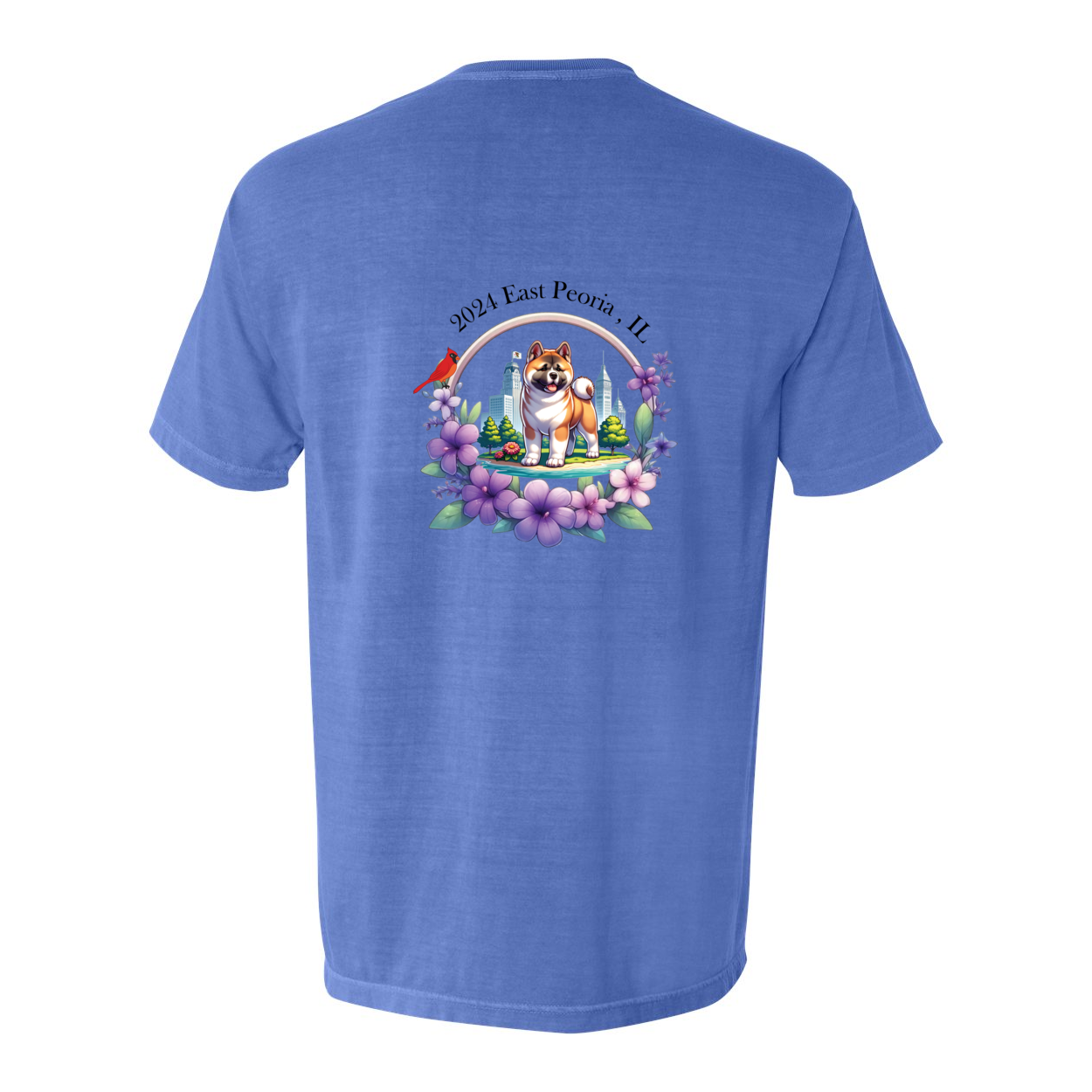 IL Akita Unisex Short Sleeve with Pocket - WagALotBowWow