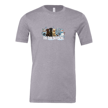 Labrador Tis The Season Winter Unisex Short Sleeve Jersey Tee - WagALotBowWow