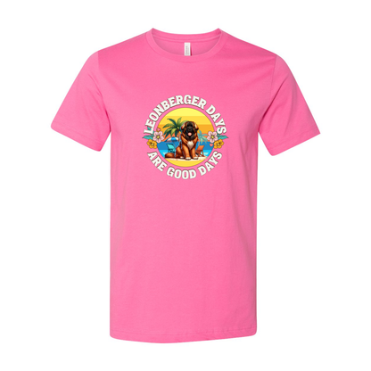 Leonberger Days Are Good Days SS T-Shirt - WagALotBowWow