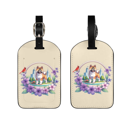 IL Akita Luggage Tag - WagALotBowWow