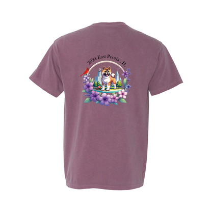 IL Akita Unisex Short Sleeve with Pocket - WagALotBowWow