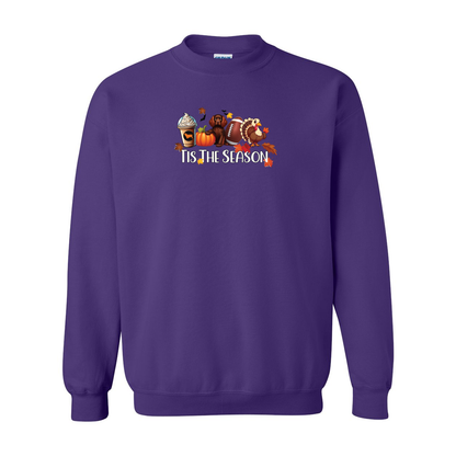 Sussex Tis The Season Fall Heavy Blend Crewneck Sweatshirt - WagALotBowWow