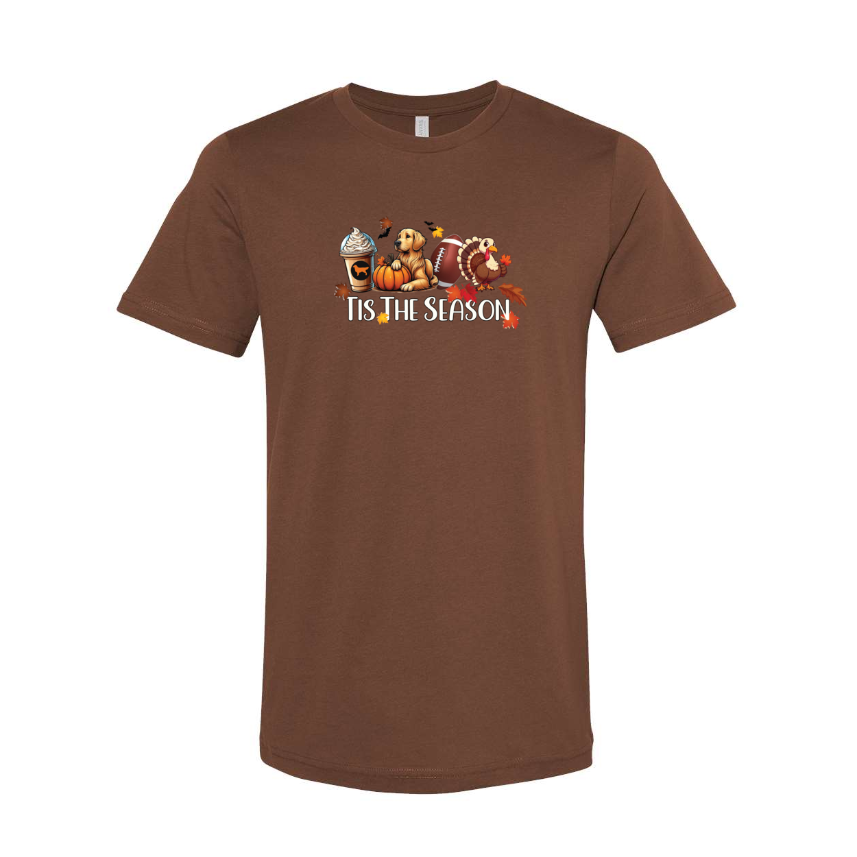Golden Tis The Season Fall Unisex Short Sleeve Jersey Tee - WagALotBowWow