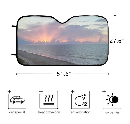 Custom Car Shade 1 Piece - WagALotBowWow